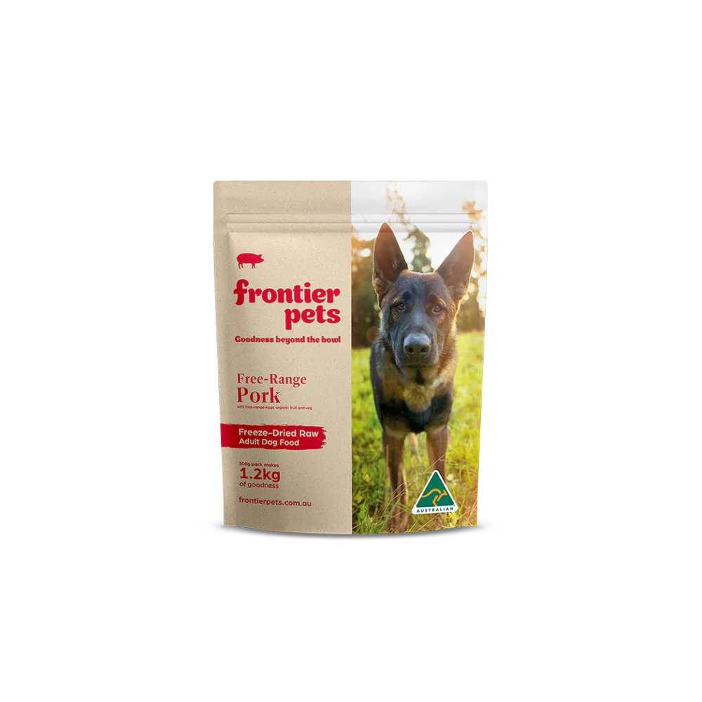 Frontier Pets Free Range Pork Raw Freeze Dried ADULT DOG