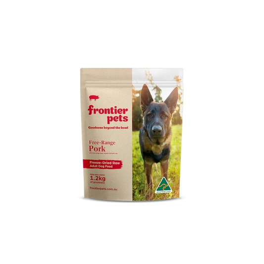 Frontier Pets Free Range Pork Raw Freeze Dried ADULT DOG