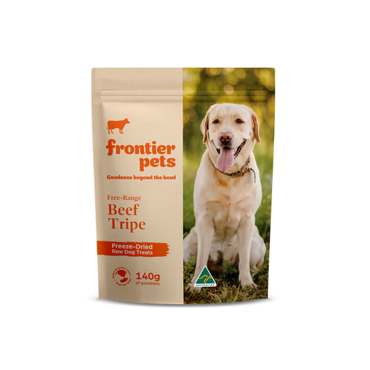 Frontier Pets Beef Tripe Raw Freeze Dried Treats for Cats & Dogs