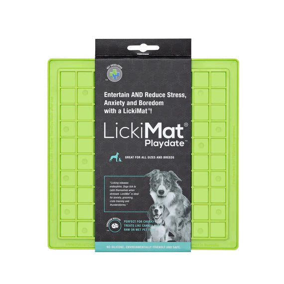 Lickimat Classic Playdate Slow Feeding Dog Mat