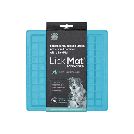 Lickimat Classic Playdate Slow Feeding Dog Mat