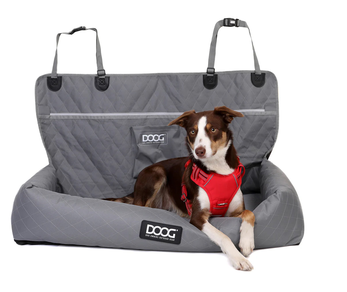 Doog Large Car Seat Grey