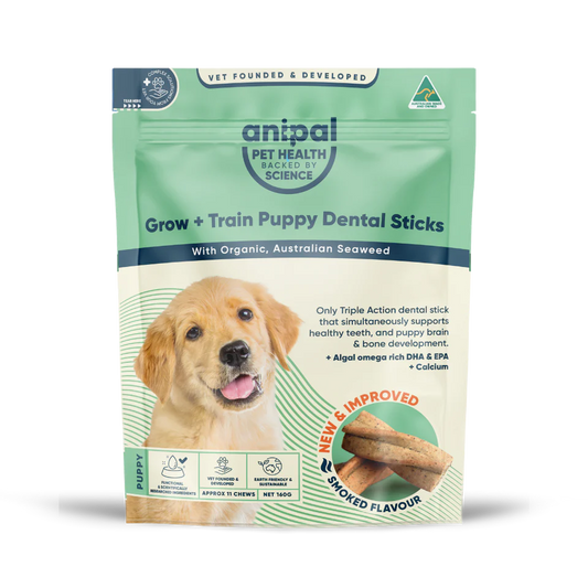 Anipal Grow + Train Puppy Dental Sticks 140g