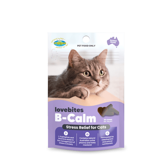 Vetafarm Lovebites B-Calm Stress Relief for Cats 60 Pack