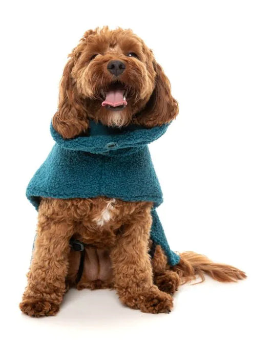 FuzzYard The Cosy Snood Coat BLUE LAGOON