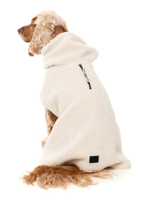 FuzzYard The Cosy Snood Coat EGGSHELL