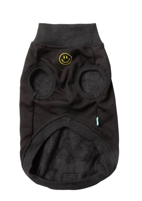 FuzzYard Smiley Sweater BLACK