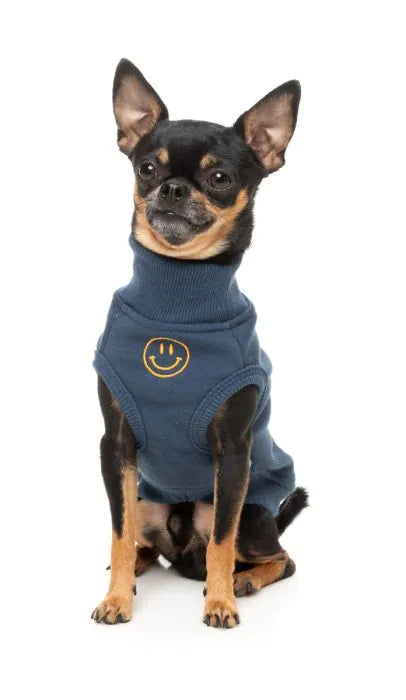 FuzzYard Smiley Sweater NAVY
