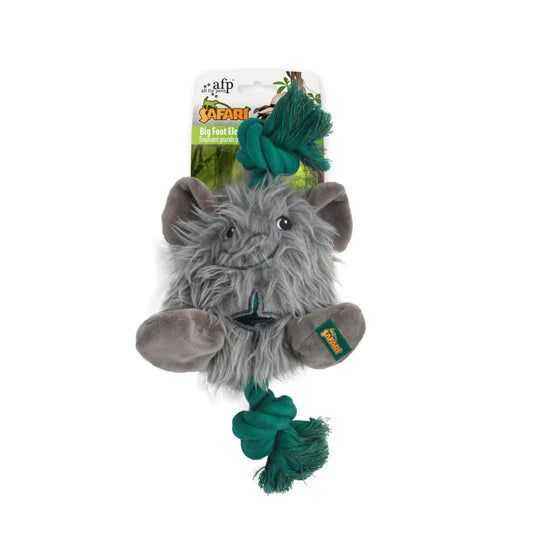 AFP Safari Big Foot Dog Toy  - Elephant