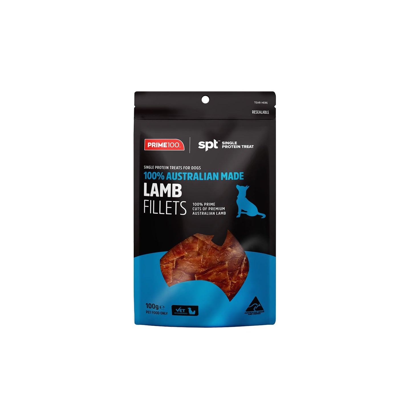 Prime 100 Lamb Fillet Treats 100gr