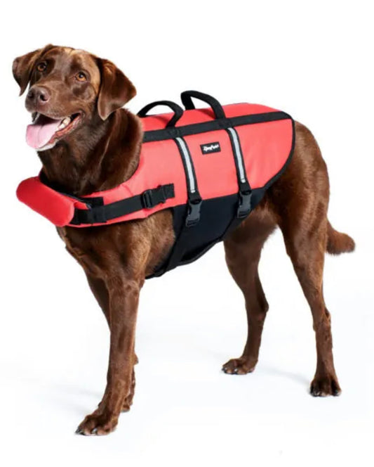 Zippy Paws Doggy Life Jacket Red