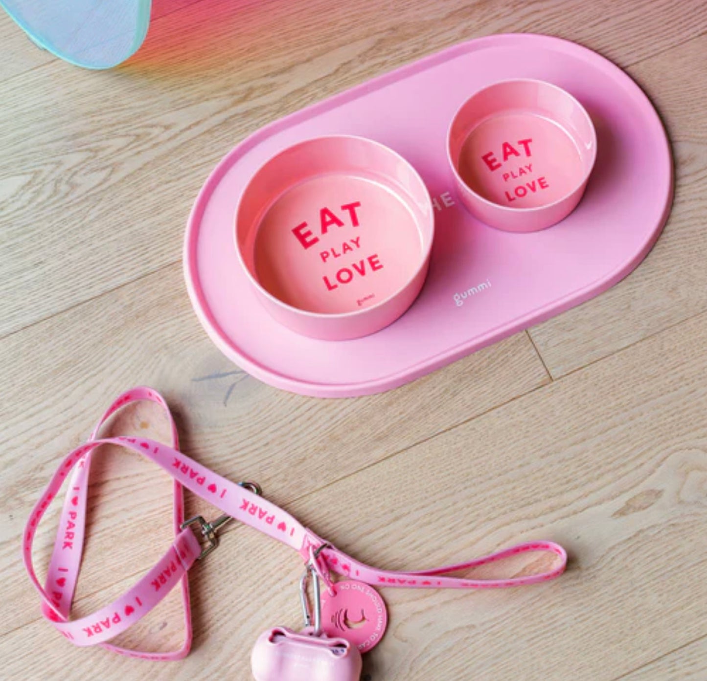 Gummi Pets Melamine Bowl Pink