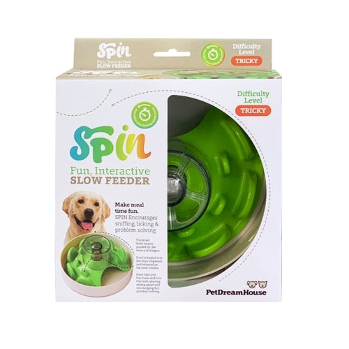 SPIN UFO Maze Interactive Dog Bowel + Slow Feeder