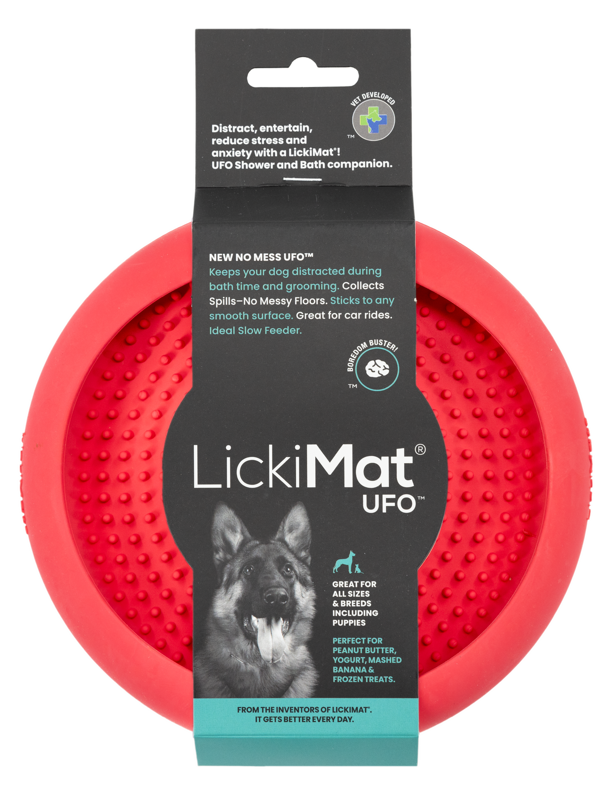 Lickimat UFO Slow Food Anti-Anxiety Licking Dog Bowl