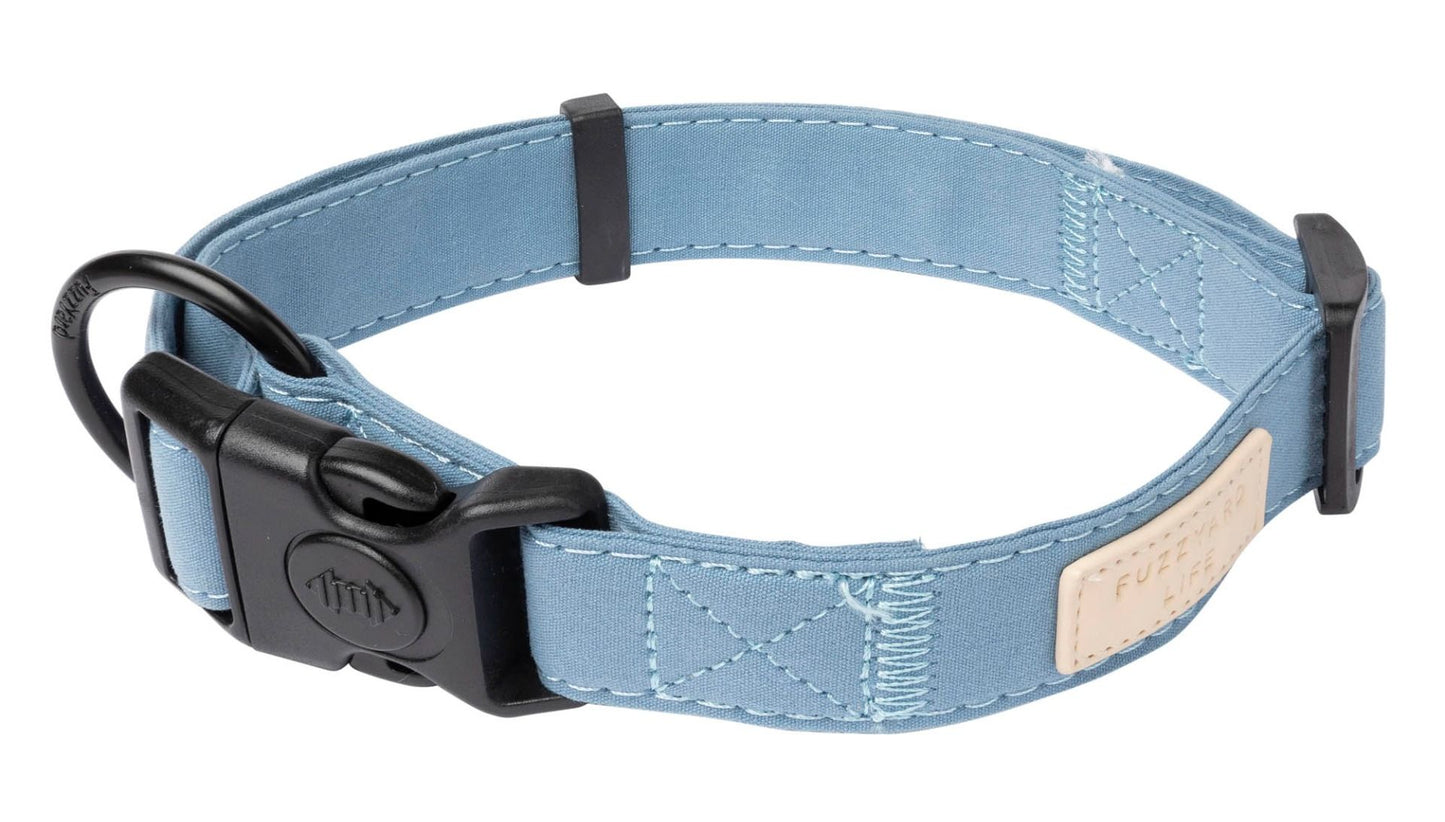 Fuzzyard Life Dog Collar French Blue