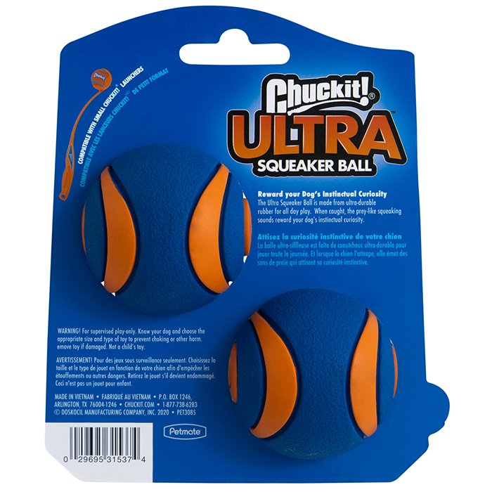 Chuckit! Ultra Squeaker Small 2pk