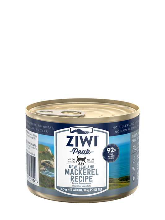 Ziwi Peak Canned Cat Food Mackerel 185gr