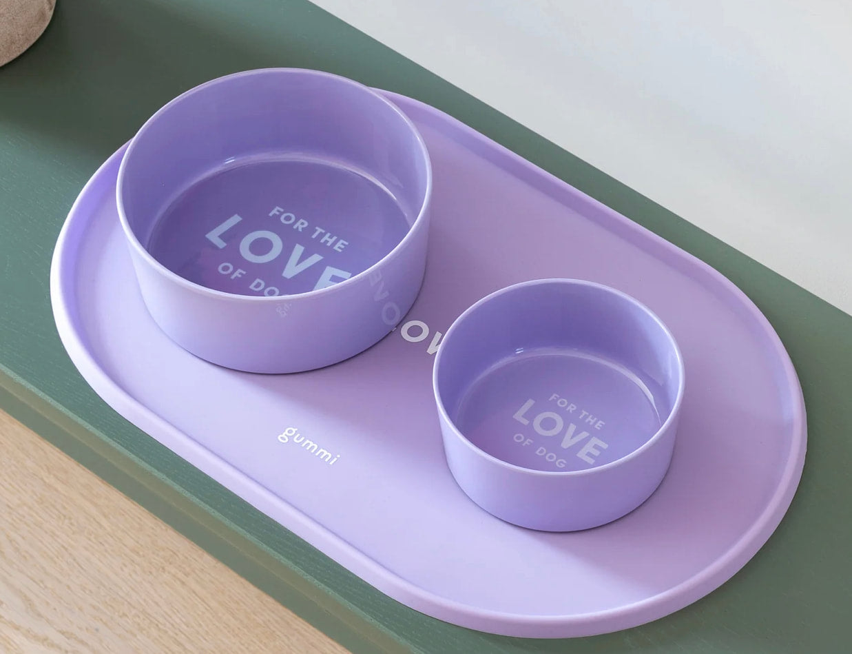 Gummi Pets Melamine Bowl Lilac