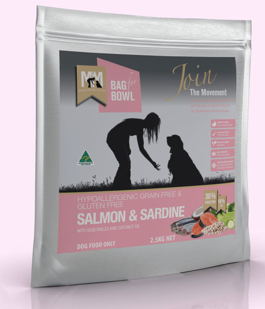 MFM Dog Salmon + Sardine Grain + Gluten Free Pink 2.5kg