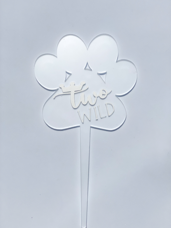 Cake Topper Clear
