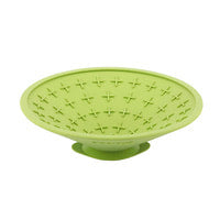 LickiMat Splash Wall + Floor Suction Slow Feeder Dog Bowl - Green