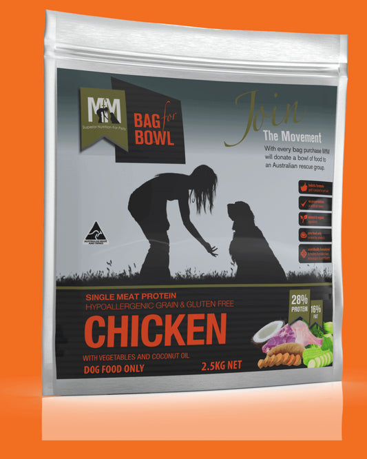 MFM Dog Single Protein Chicken Grain + Gluten Free Red 2.5kg