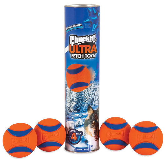 Chuckit! Canister Ultra Balls Medium 4pk