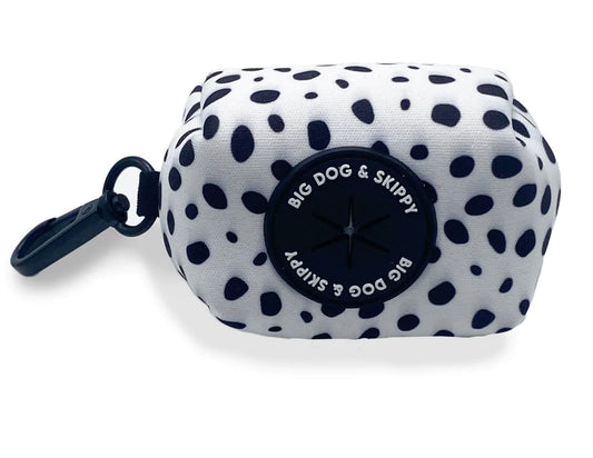 Big Dog & Skippy Neoprene Poop Bag Holder Lots Of Spots