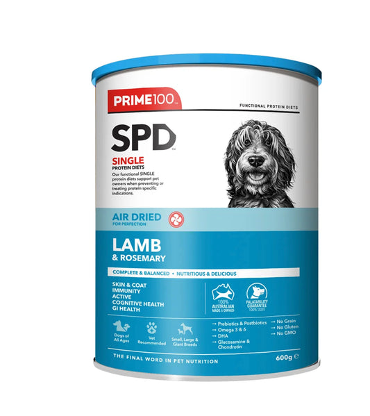 PRIME 100 SPD AIR LAMB & ROSEMARY | ADULT 600G