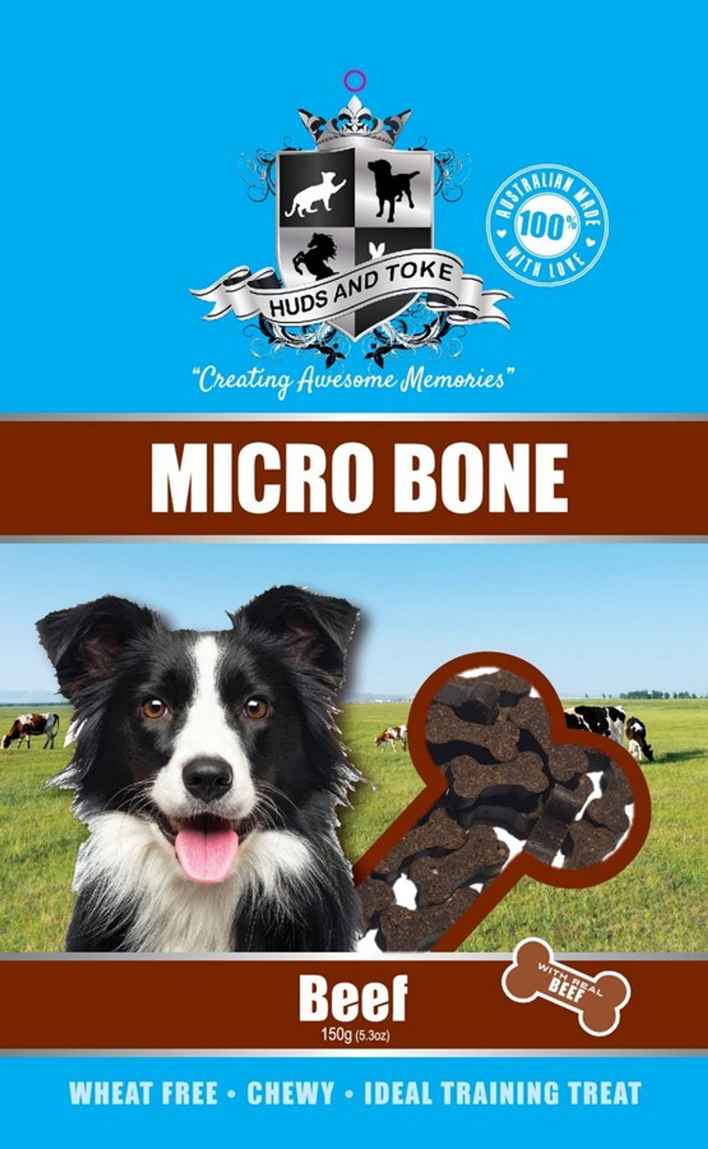 Huds And Toke Beef Micro Bones 150gr