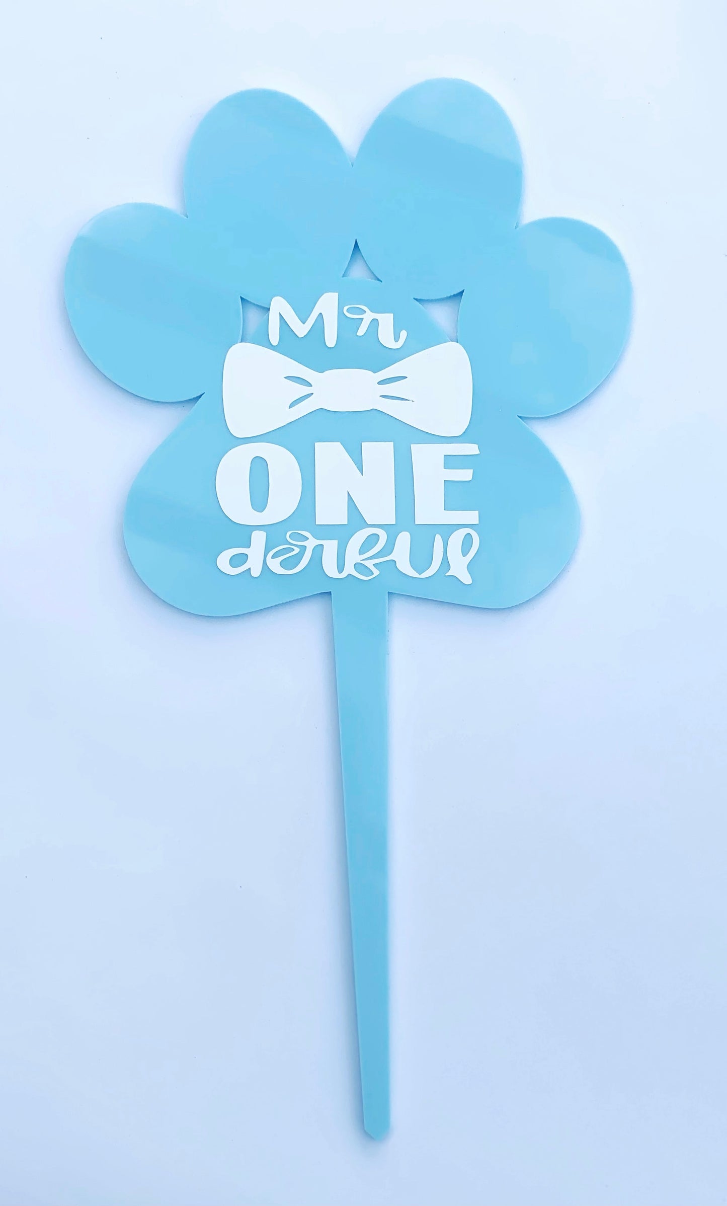 Cake Topper Blue