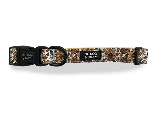 Big Dog & Skippy Neoprene Collar Flower Power