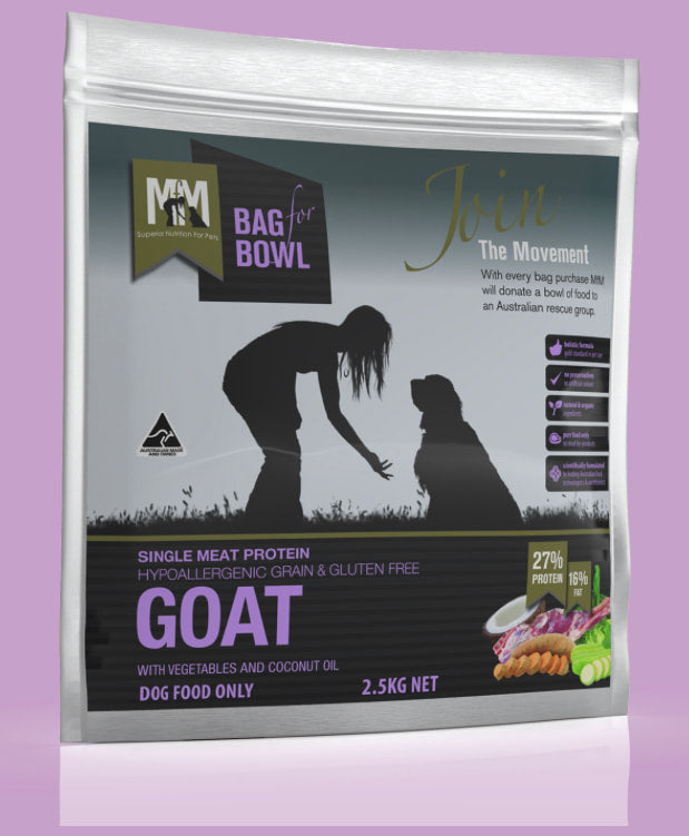 MFM Dog Single Protein Goat Grain + Gluten Free 2.5kg