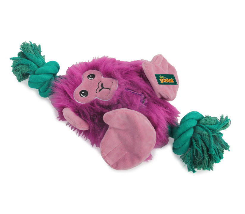 AFP Safari Big Foot Dog Toy  - Monkey