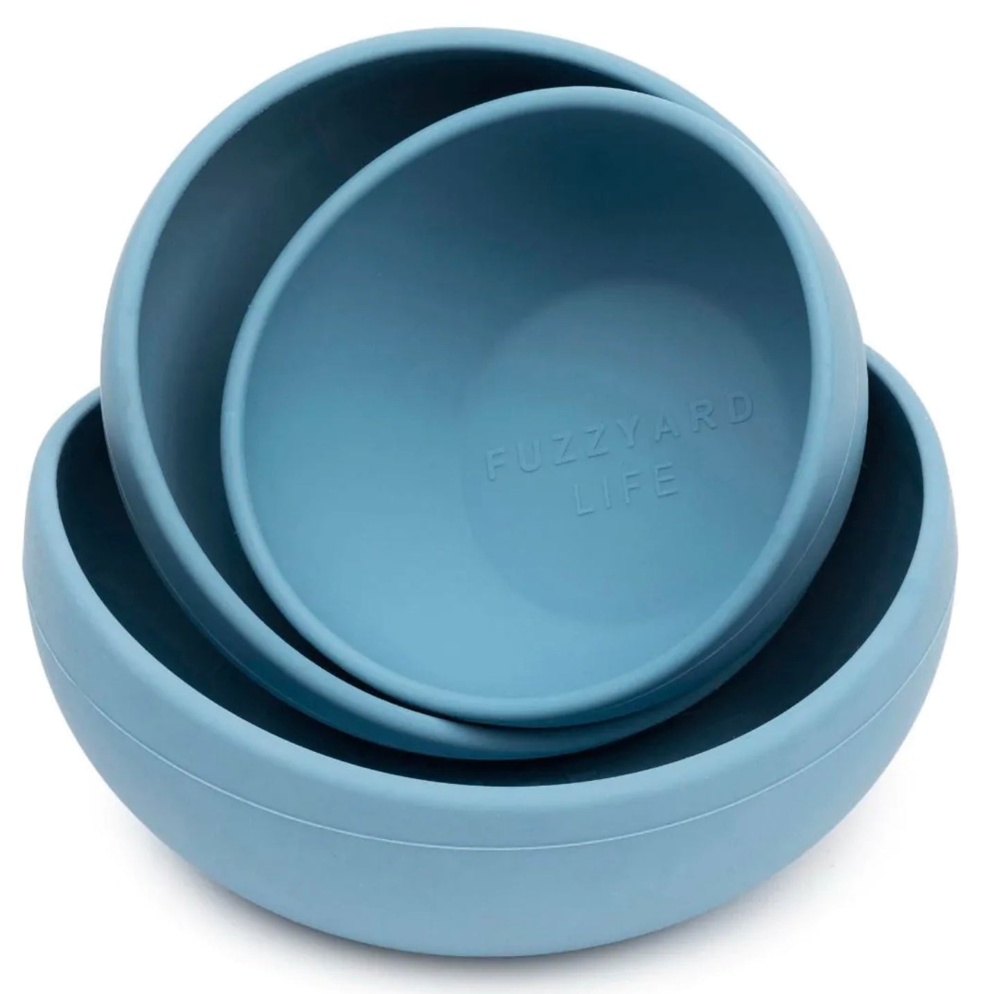 Fuzzyard Life Silicone Bowl - French Blue