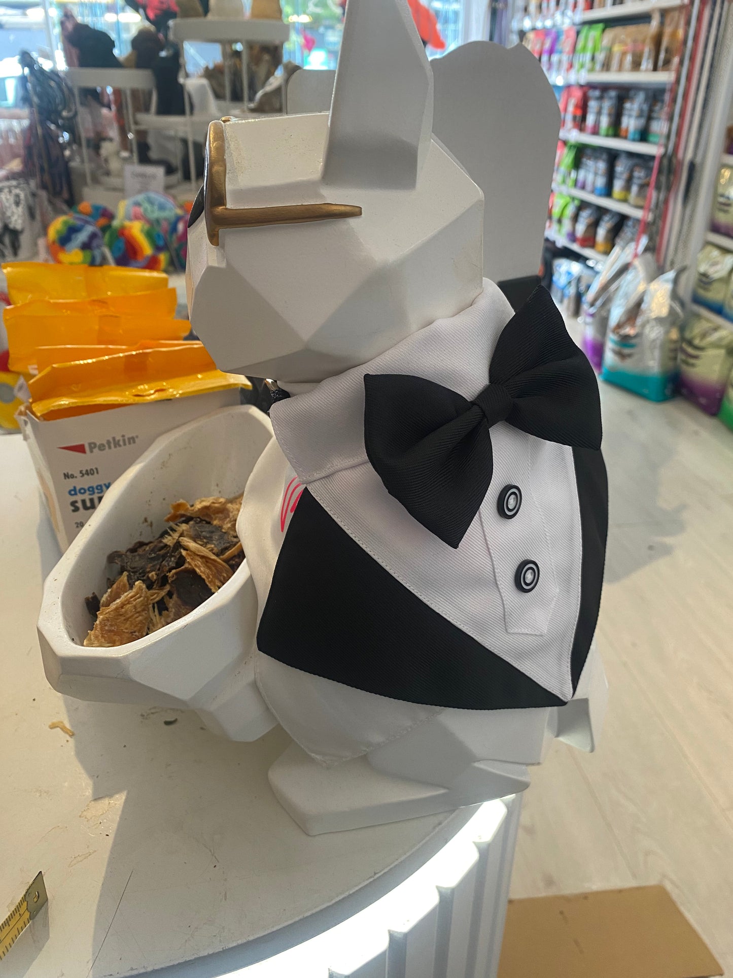 Black Tie Tux Bib Collar