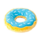 ZippyPaws - Original Donutz - Blueberry - No Stuffing, Squeaky Plush Dog Toy