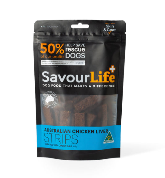 SAVOURLIFE Australian Liver Strips 165G