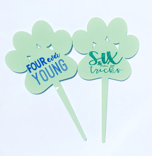 Cake Topper Green