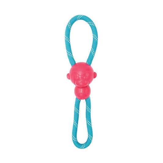 Zippy Paws RopeTugz Tuff Monkey Pink