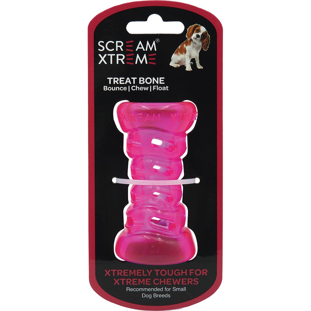 Scream Xtreme Treat Bone Loud Pink