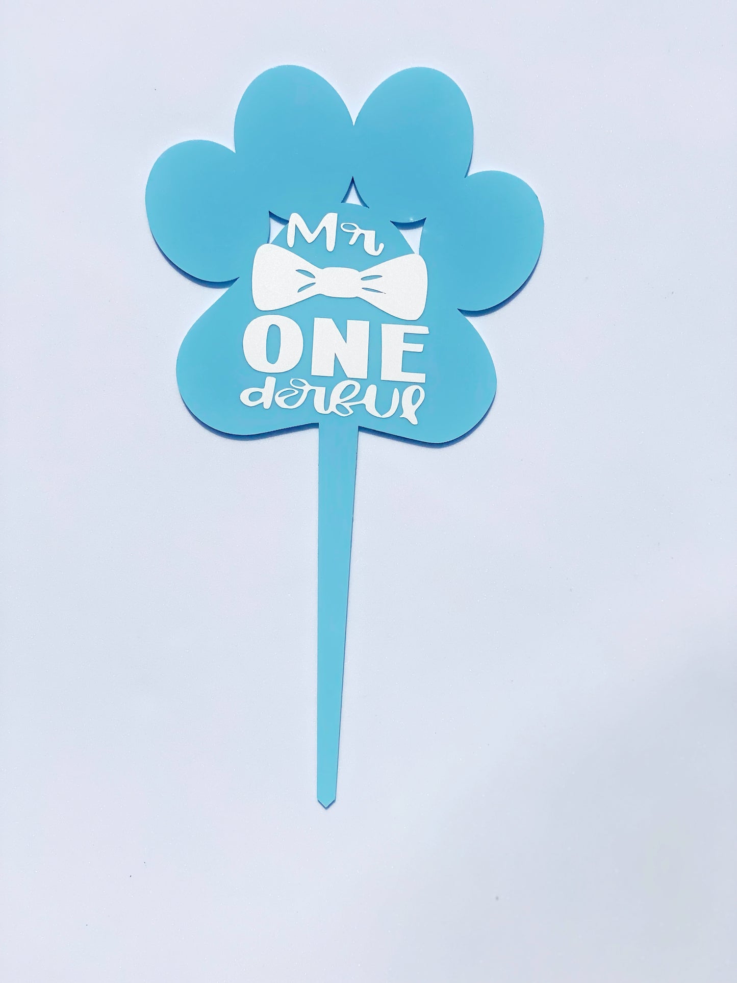 Cake Topper Blue