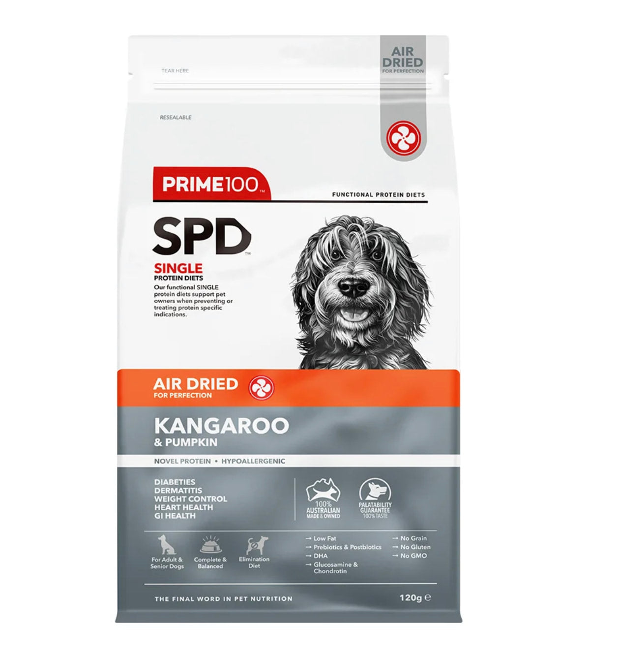 PRIME 100 SK-D AIR KANGAROO & PUMPKIN | ADULT 120G