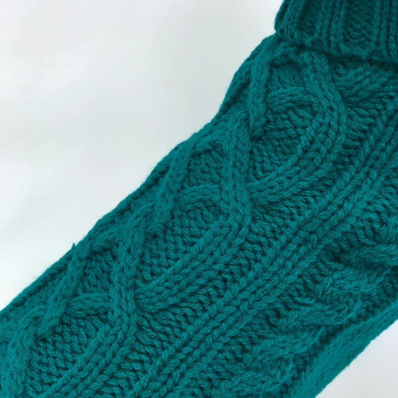 Coco & Pud Cable Sweater Teal