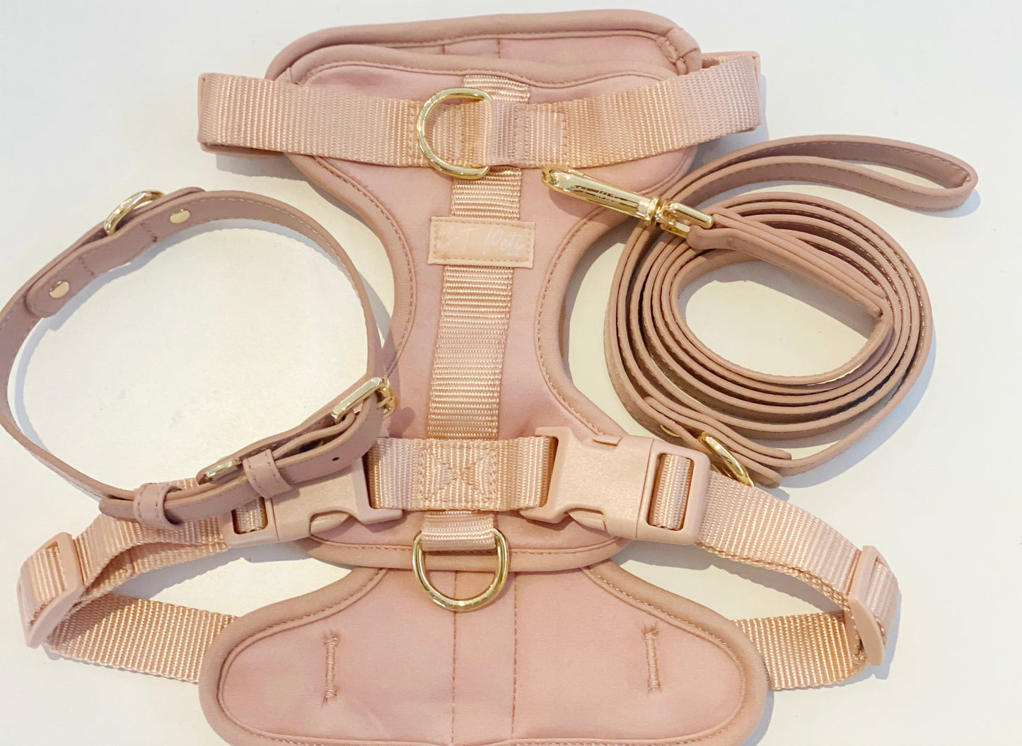 B+T Pets Harness Blush