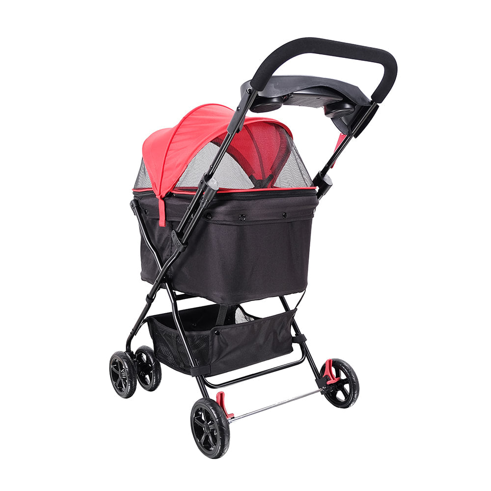 Ibiyaya Easy Strolling Pet Buggy - Rouge Red