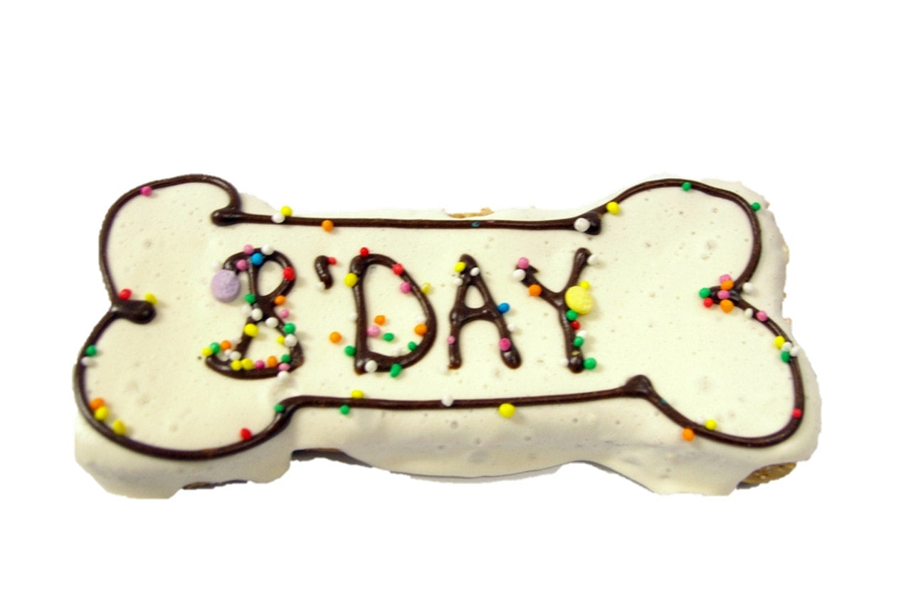 Huds And Toke Large Bday Bone Cookie