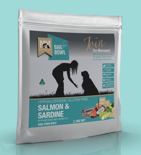 MFM Dog Salmon + Sardine Gluten Free Blue 2.5kg