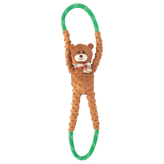 Zippy Paws Ropetugz Bear