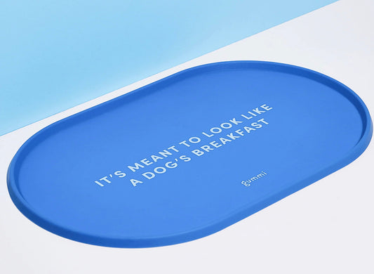 Gummi Pets Silicone Feeding Mat Blue